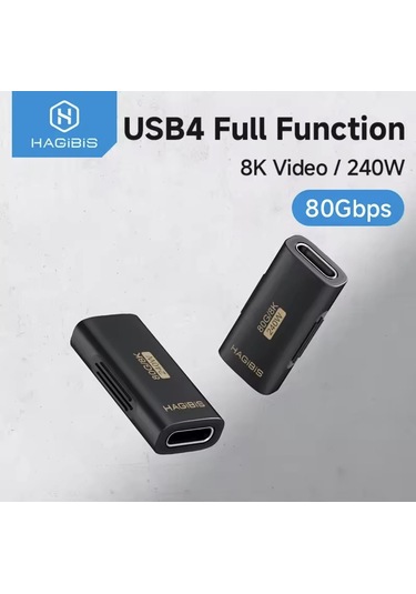 Hagibis Çevirici Dönüştürücü Adaptör Dişiden Dişiye 240w 8k 80gbp