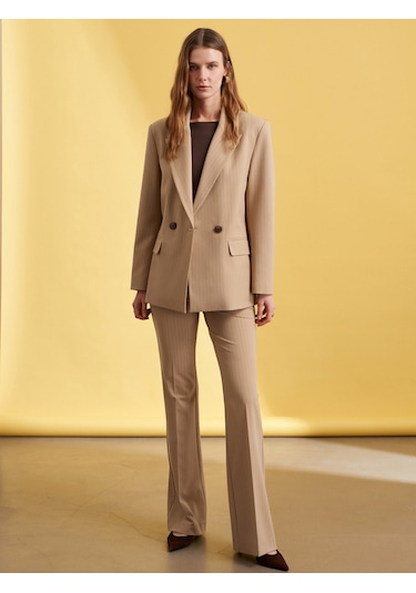 Dilvin 60786 Blazer Ceket-camel Camel