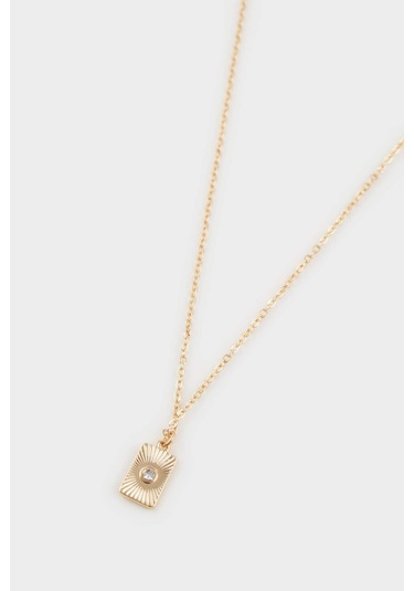 Defacto Kadın Gold 2li Kolye Küpe Seti F7726axnsgd1 Diğer