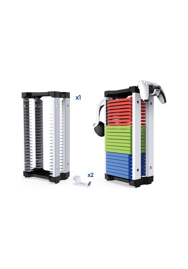 Ty-2847 Oyun Diski Depolama Standı Ps4/ps5/nintendo Switch/xbox Oyun Kartı İçin