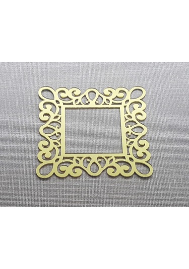 Priz Kenarı için Dekoratif Priz Çerçeve & Sticker Gold-Pleksi