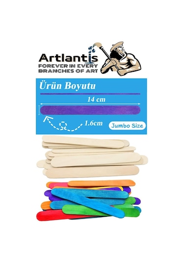 Renkli Dil Çubuğu Geniş 50 Adet Naturel Dil Çubuğu Geniş 50 Adet 1 Paket Renkli Ve Renksiz Abeslang Dil Basma Çubuğu