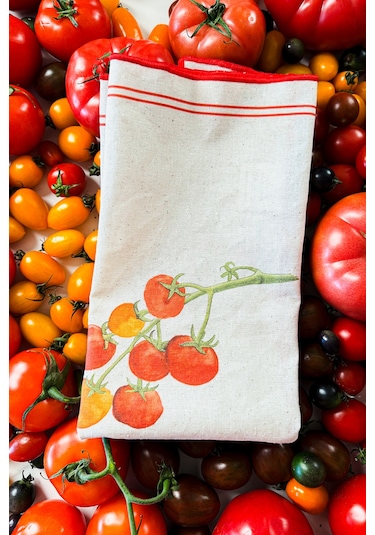 Rakle x Bengi Kurtcebe Pomodoro 2'li Kurulama Bezi 45x60 cm