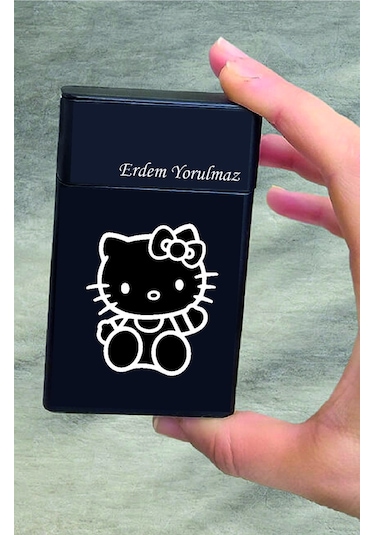 Hello Kitty Kişiye Özel Metal Sigara Tabakası Paketi