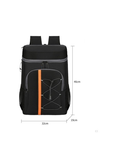 Pazly Koyu Gri Piknik & Kamp Soğutucu Sırt Çantası - Yürüyüş & Plaj İçin Termal Öğle Yemeği Koyu Gri