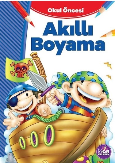 Okul Öncesi Akıllı Boyama- Mor Kelebek