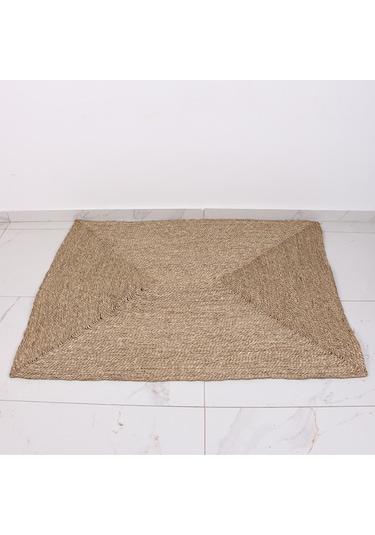 Dekoratif 150x120 Cm. Deniz Sazı Halı & Duvar Dekoru Bej