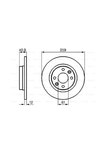 Renault Symbol 1.5dci 2010-2013 Bosch Ön Disk 2 Adet