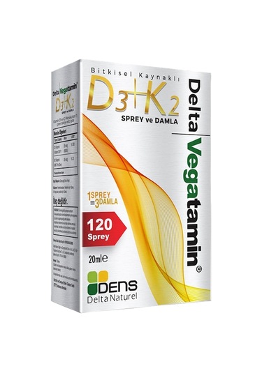 vegatamin vegan D3+K2 Vitamini 20Ml