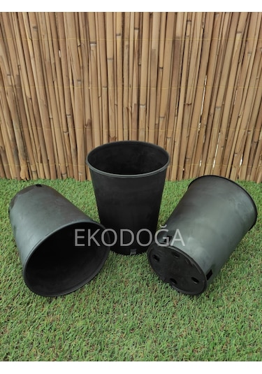 Üretim Saksısı 2 Lt Siyah Saksı Fidan Bitki Saksıları Adet Seç