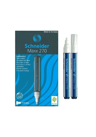 Schneider Markör 1-3 Mm Beyaz 270 10 Lu Paket