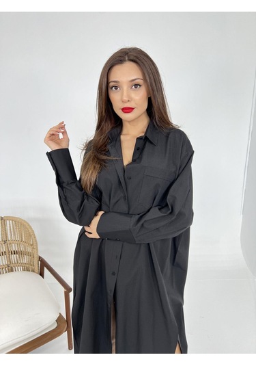 5216 Gömlek-siyah Si Yah