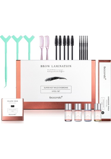 Kangvka Kaş Perm Seti 9 Parça - Profesyonel Kaş Kıvrımı Ve Şekillendirme - Ev Ve Salonu İçin Kolay Kullanım