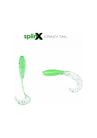Spıınx Crazy Taıl Kuyruk 7.5cm 10p Lıght Green
