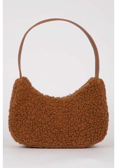 DeFacto Kadın Basic Düz Pelüş El Çantası B0802AXNSBN515