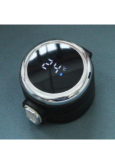 Siyah 304 Paslanmaz Çelik Akıllı Kupa Led Dokunmatik Sıçrama Küçük Taze Bir Bardak Hediyesi 320 Ml