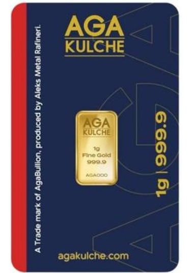 Agakulche 1 Gr 24 Ayar 999.9 Külçe Altın