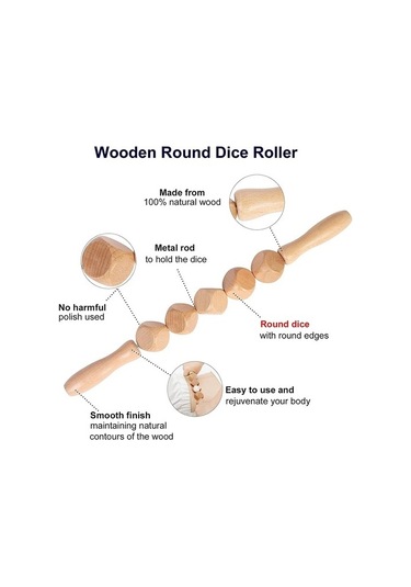 Bir Stil El Vücut Ahşap Masaj Rulo Anti Selülit Masajı Lenfatik Drenaj Kas Gevşeme Için Ahşap Terapi Masaj Aletleri Kpns7t Çok Renkli
