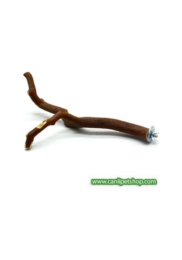 Canlipetshop Akvaryum Dogal Dal Tünek Kızıl Renk Çatal Şekilli 25-30 cm
