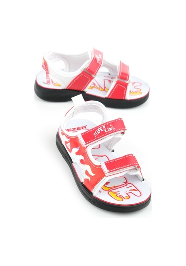 Gezer Yazlık Kız Çocuk Sandalet Gk1ypm.00171.00.ha2.0a Kırmızı