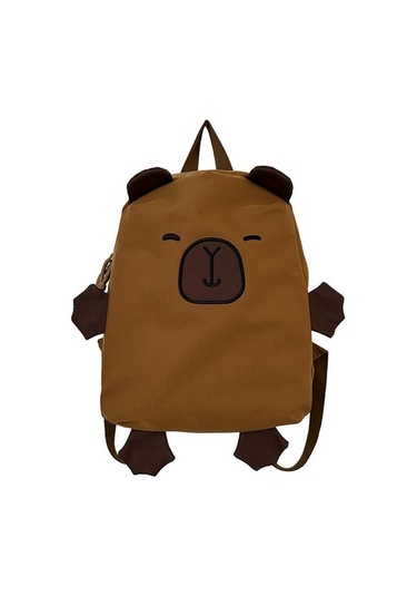 Moda Sevimli Kapibara Sırt Çantası Seyahat Çantası 87xxbo Kahverengi