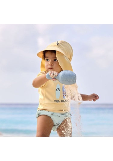 Lassig Surfboards Uv Korumalı Kısa Kollu Mayo Tişört Vanilla