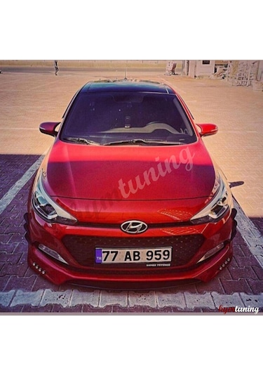 Hyundai İ20 2015 Yarasa Ayna Kapağı - Sinyalli Ayna - Parlak Siyah