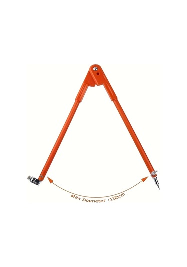 Honeybeeshop Profesyonel 40x150mm Ayarlanabilir Ahşap İşçiliği Kalem Pusulası Marangozluk Ve Çizim İçin Metal Çizgi İşaretleyici Ölçer