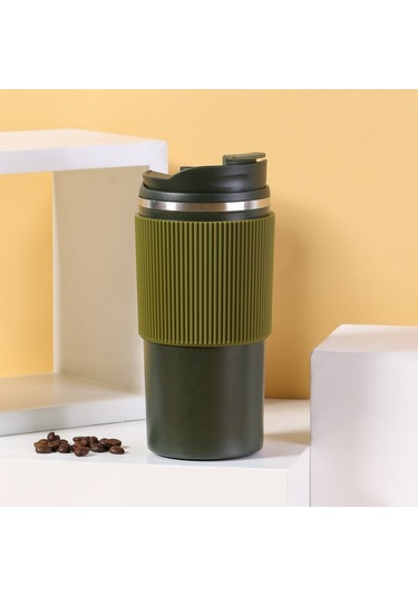 Dinosaurs Çift Katmanlı Kahve Fincanı 480ml-313 Altın