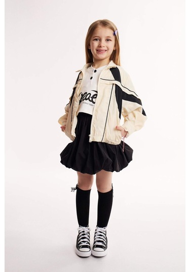 DeFacto Kız Çocuk Poplin Etek E2273A825SMBK81 Siyah