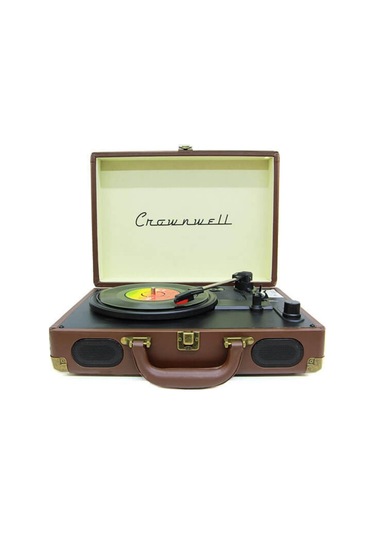 Pikap Çantalı Önden Hoparlörlü Kahverengi Bluetooth Hoparlör Plakçalar C0453