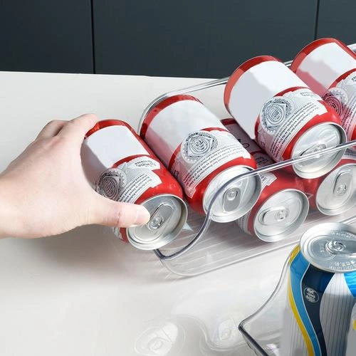 2 Adet Buzdolabı Organizatör Bineler Dispenser Tutucu Buzdolabı Dondurucu Mutfak Dolabı Temizle Plastik Gıda Kiler Kilit Saklama Kutusu Raf Raflar Ve Amp Tutucular 500ml