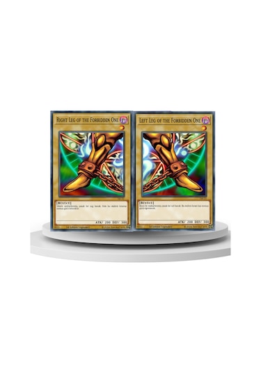 Yu-gi-oh Yenilmez Exodia Türkçe Kutulu Kartları