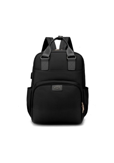 Reedark Çift Askılı Anne Bebek Çantası: Su Geçirmez, Ultra Hafif, Isı Yalıtımı, Usb Portlu, Hırsızlık Engeli Ve Islak/kuru Ayrımı Özellikli Oxford Kumaş Siyah