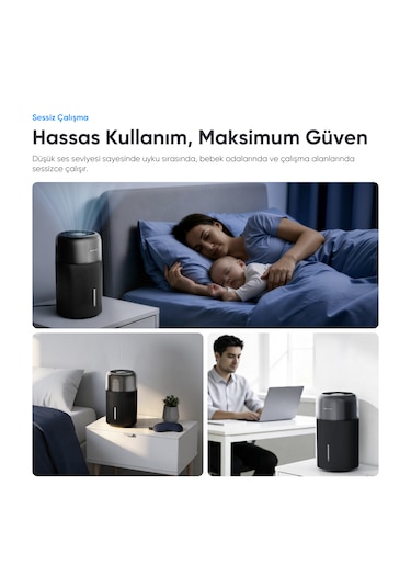 Şımart Akıllı Hava Nemlendirici Wi-fi Kontrollü 5lt Su Hazneli
