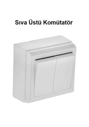 Sıva Üstü Komütatör Priz