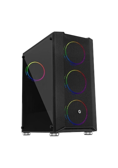 Frisby FC-9405G Panda Double Slim Ring Rgb Fan + 650W 80+ Oyuncu Kasa