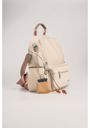 Ççs Kadın Sırt Çantası Ccs18026 Bej Bej