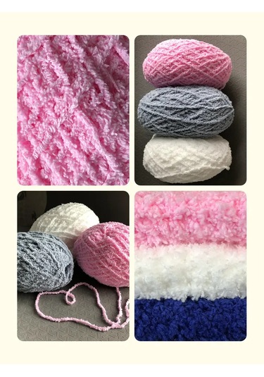 Saltera Soft Lavanta 19 Örgü Peluş İpliği 5 Adet . 466355690