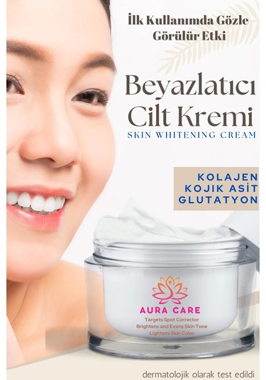Aura Care Cilt Beyazlatıcı Krem 60 ML