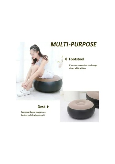 Yeni Şişme Eğlence Fasulye Torbası Kanepe Tembel Koltuk Takımı Çok Renkli