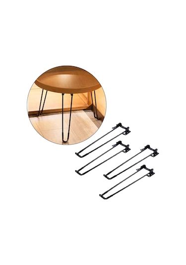 Suntek 4 Parça Katlanır Masa Ayağı Sağlam Yükseklik-35cm Yükseklik 35cm