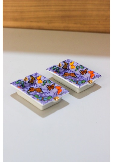 Lucky Art Bone Porselen 2'li Küllük 6x8cm 1254