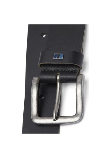 Jack & Jones Jacflag Leather Belt 4 Cm Noos Erkek Kemer-29718 Siyah