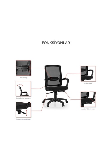 Alissa Şef Çalışma Ofis Koltuğu