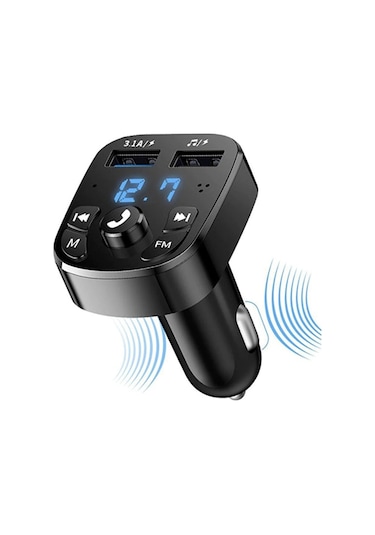 JOPUS F8 Bluetooth Araç Kiti Fm Transmitter
