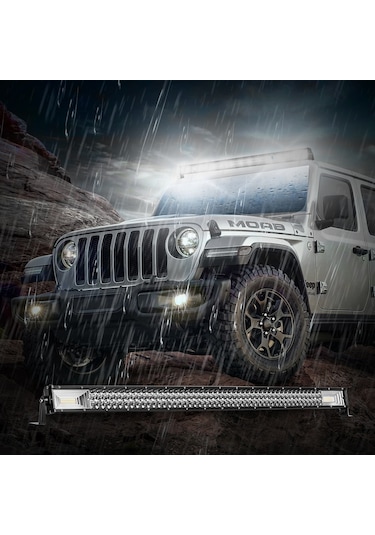 Off Road Led Bar 3 Sıra 81 Cm 405 Watt Beyaz Sarı 5 Mod