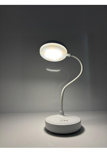 Cm 3 Renkli Şarjlı Led Masaüstü Lamba Beyaz