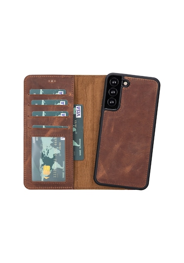 Samsung Galaxy S23 Plus Leather Detachable Wallet Case