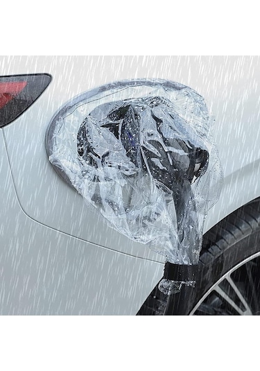 Glanz Elektrikli Araç Şarj Soketi Yağmur Koruma Brandası, Ev Şarj Soket Koruyucu 45 - 40cm